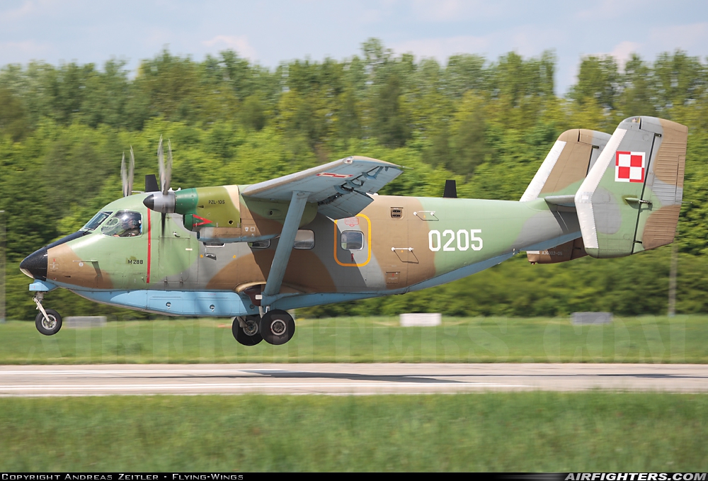 Poland - Air Force PZL-Mielec M-28TD Bryza 0205 at Radom - Sadkow (EPRA), Poland