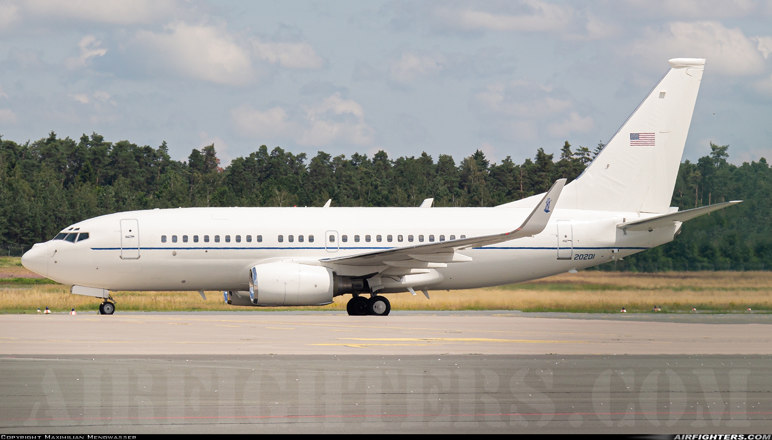 USA - Air Force Boeing C-40C (737-7CP BBJ) 02-0201 at Nuremberg (NUE / EDDN), Germany