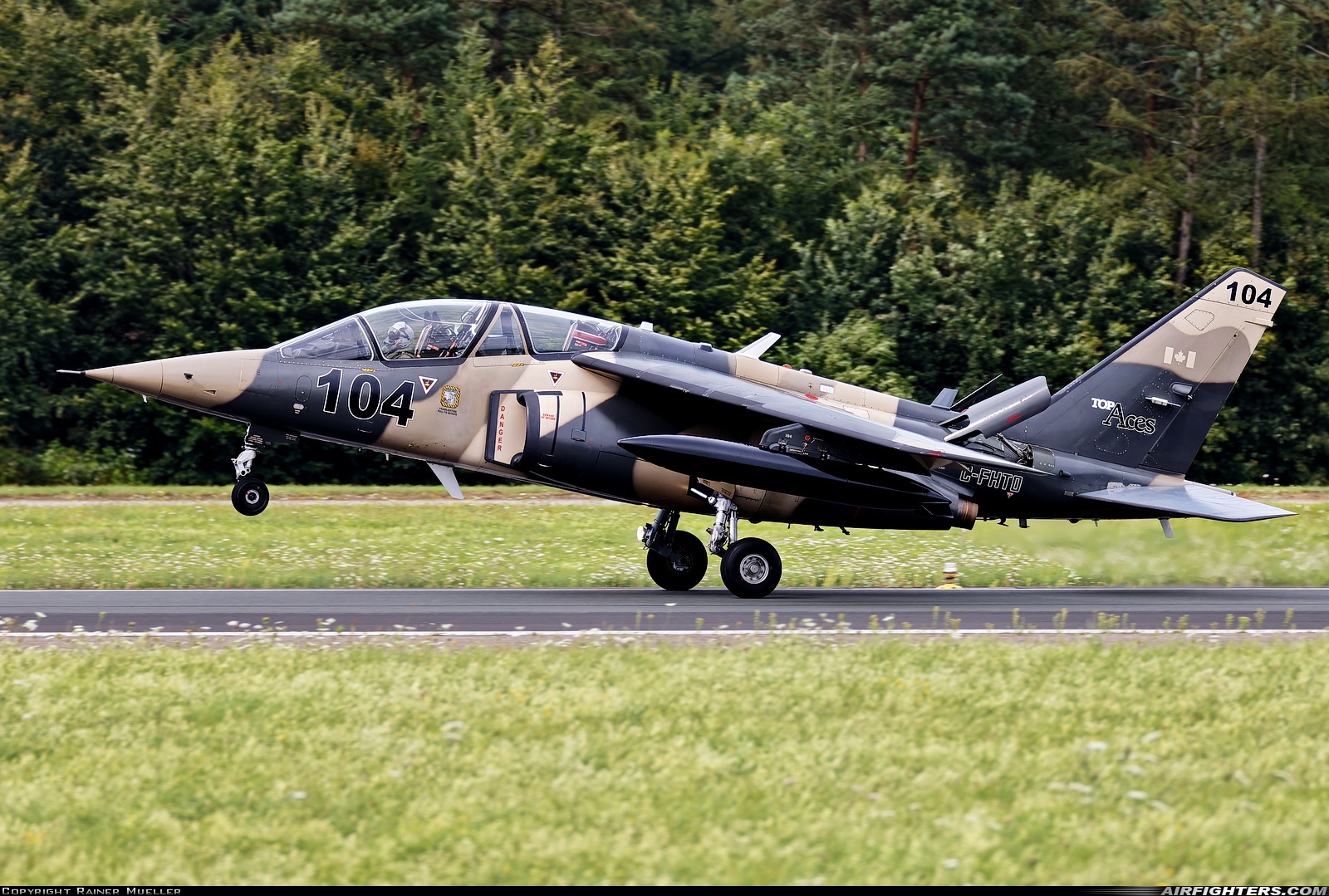 Company Owned - Top Aces (ATSI) Dassault/Dornier Alpha Jet A C-FHTO at Wittmundhafen (Wittmund) (ETNT), Germany