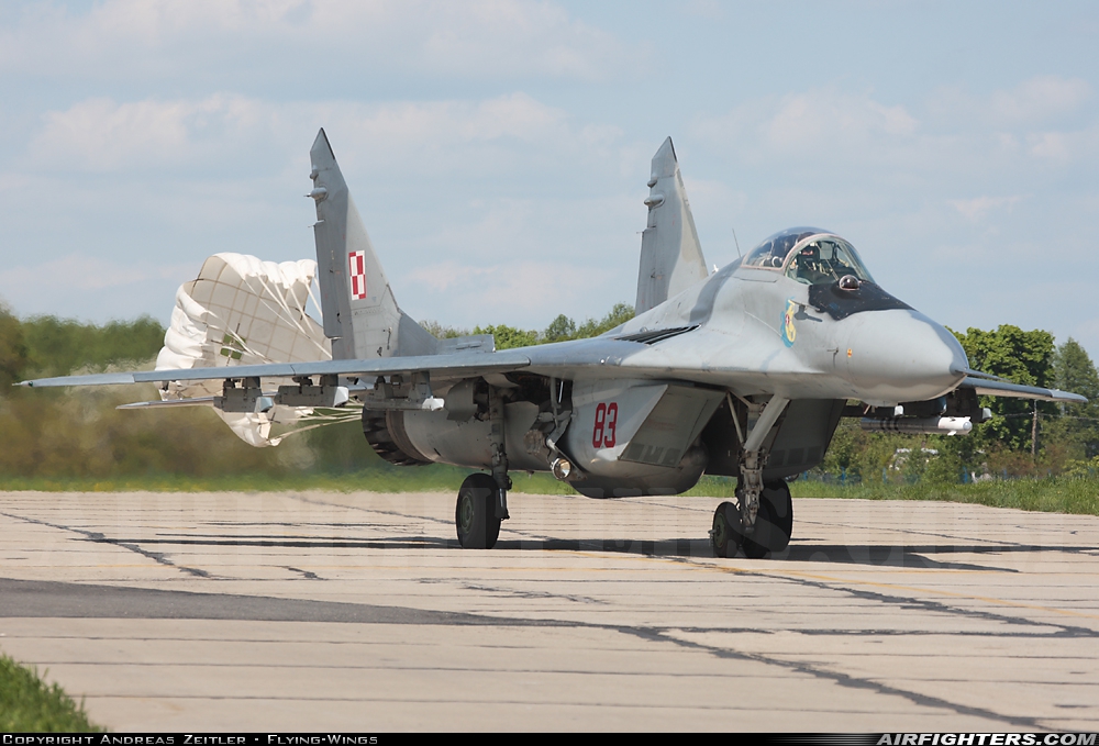 Poland - Air Force Mikoyan-Gurevich MiG-29 83 at Minsk Mazowiecki (EPMM), Poland