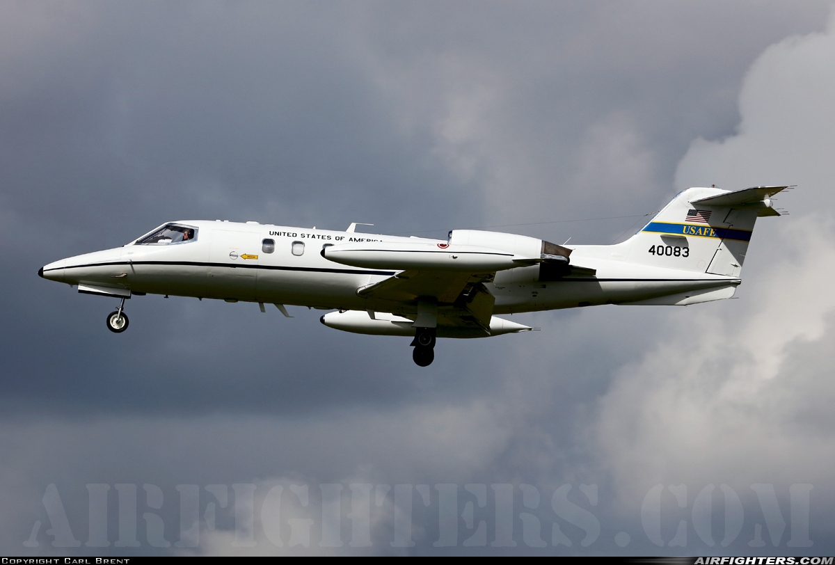 USA - Air Force Learjet C-21A 84-0083 at Ramstein (- Landstuhl) (RMS / ETAR), Germany