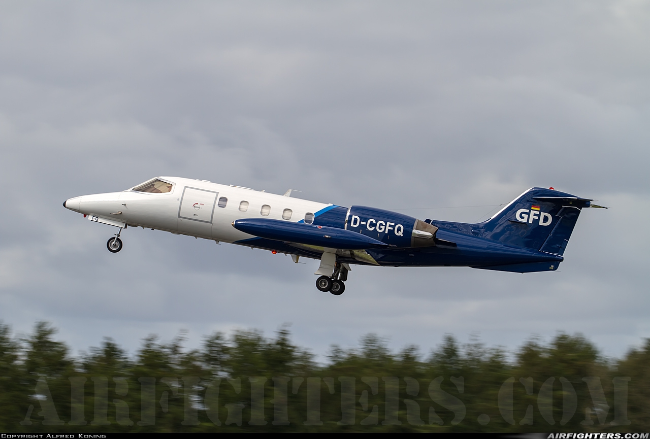 Company Owned - GFD Learjet 35A D-CGFQ at Wittmundhafen (Wittmund) (ETNT), Germany