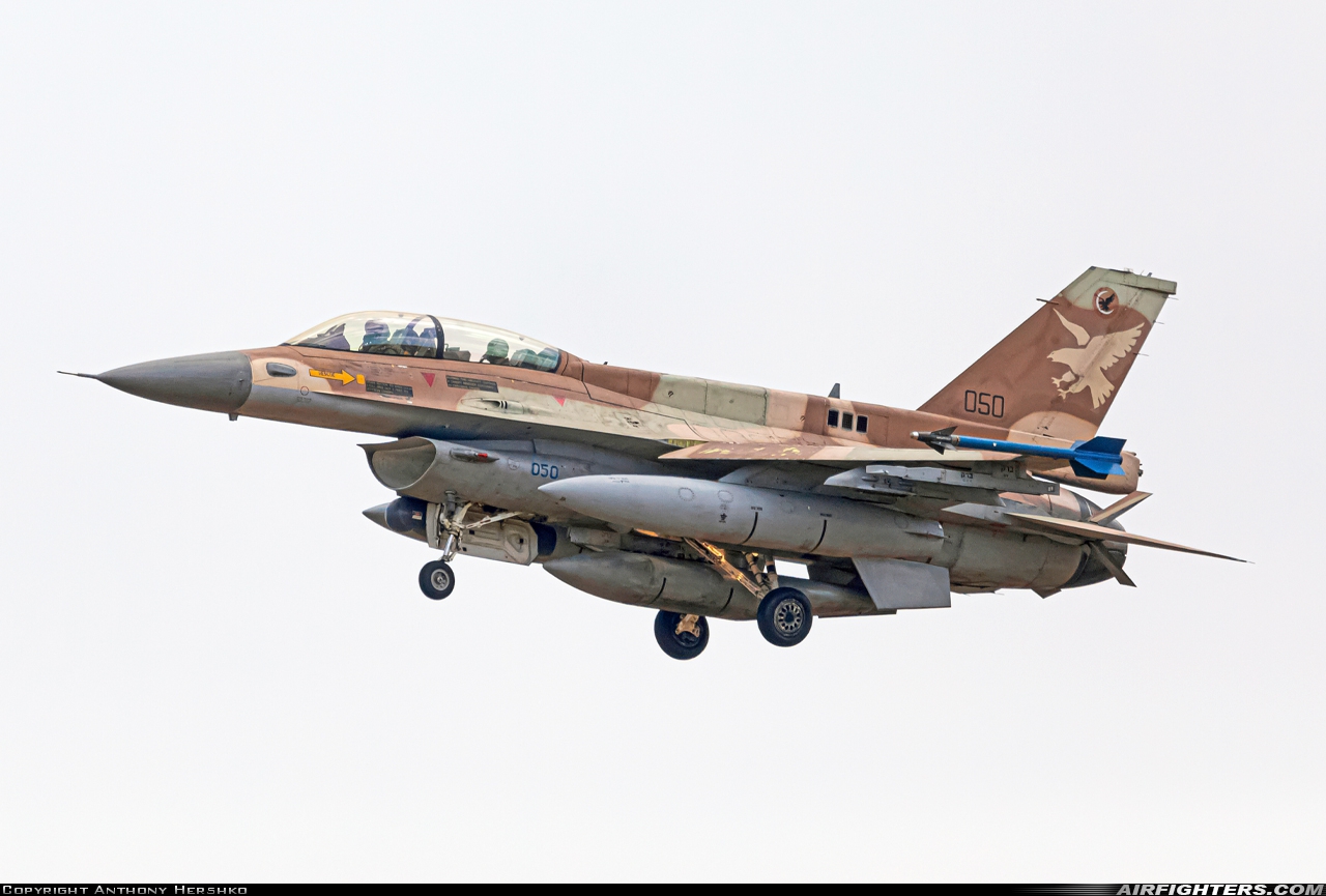 Israel - Air Force General Dynamics F-16D Fighting Falcon 050 at Ramat David (LLRD), Israel