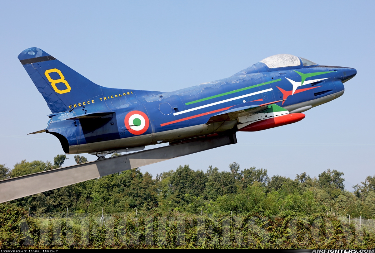 Italy - Air Force Fiat G-91R/1B MM6418 at Biella - Cerrione (Vergnasco) (LILE), Italy