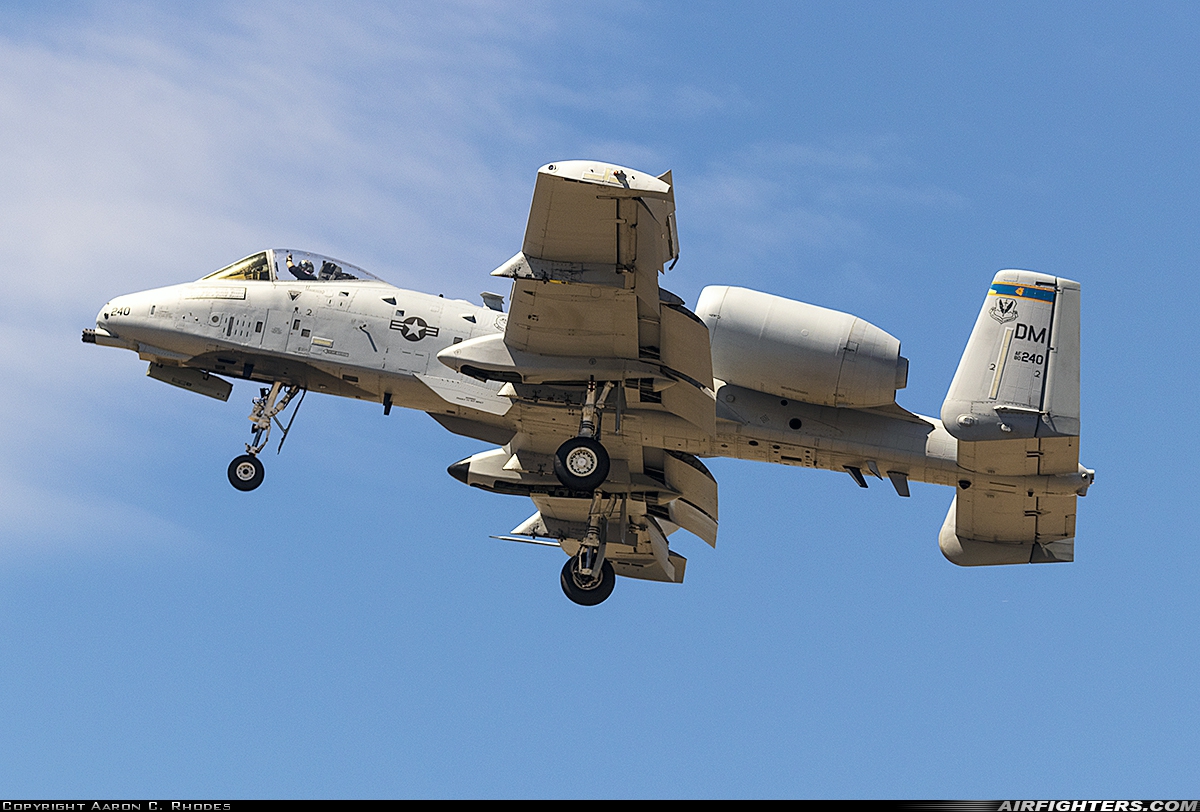 USA - Air Force Fairchild A-10C Thunderbolt II 80-0240 at Moses Lake - Grant County Int. (Larson AFB) (MWH / LRN), USA