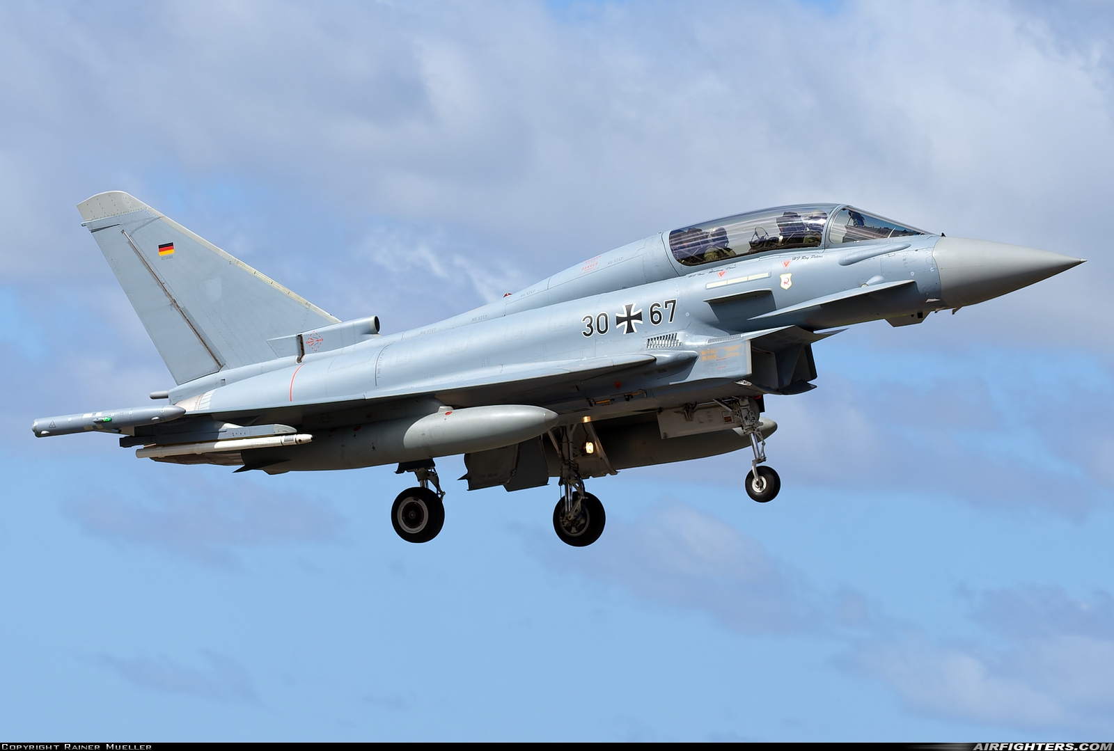 Germany - Air Force Eurofighter EF-2000 Typhoon T 30+67 at Wittmundhafen (Wittmund) (ETNT), Germany
