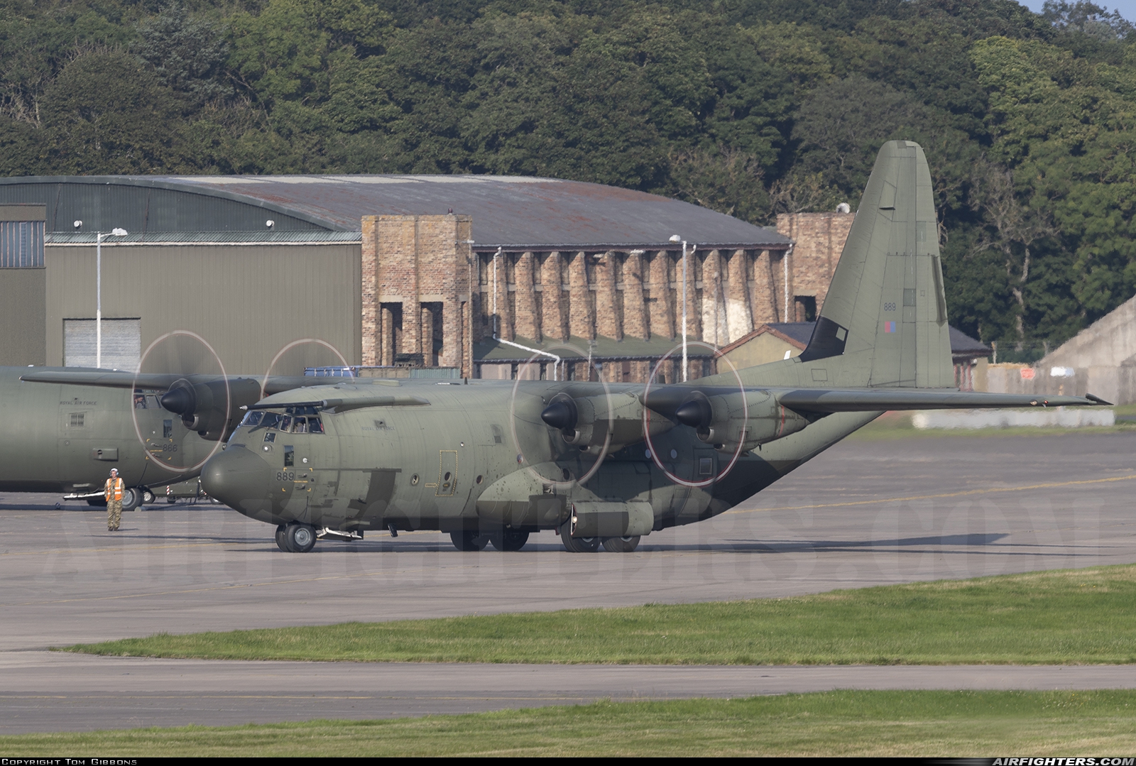 UK - Air Force Lockheed Martin Hercules C5 (C-130J / L-382) ZH889 at Leuchars (St. Andrews) (ADX / EGQL), UK