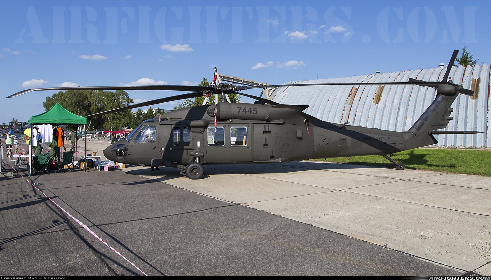 Slovakia - Air Force Sikorsky UH-60M Black Hawk (S-70A) 7445 at Malacky - Kuchyna (LZMC), Slovakia