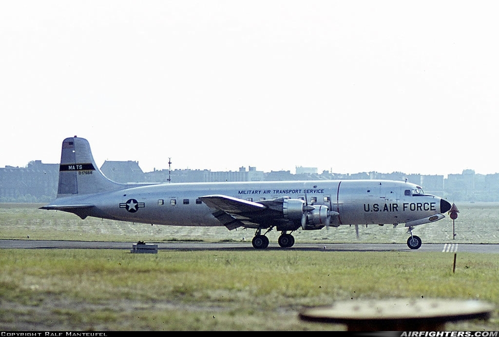 USA - Air Force Douglas C-118A Liftmaster (DC-6A) 51-17668 at Berlin - Tempelhof (THF / EDDI), Germany