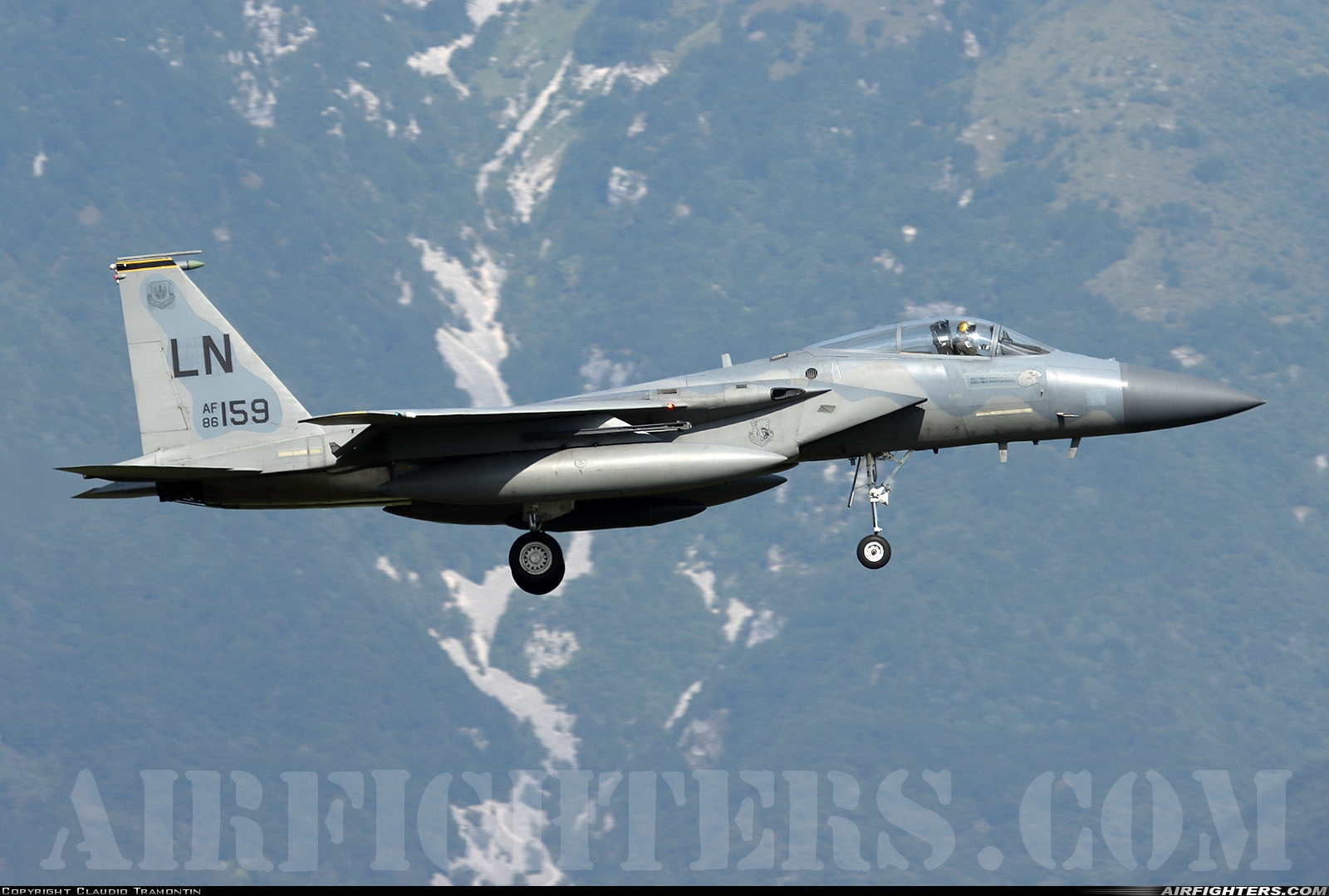 USA - Air Force McDonnell Douglas F-15C Eagle 86-0159 at Aviano (- Pagliano e Gori) (AVB / LIPA), Italy