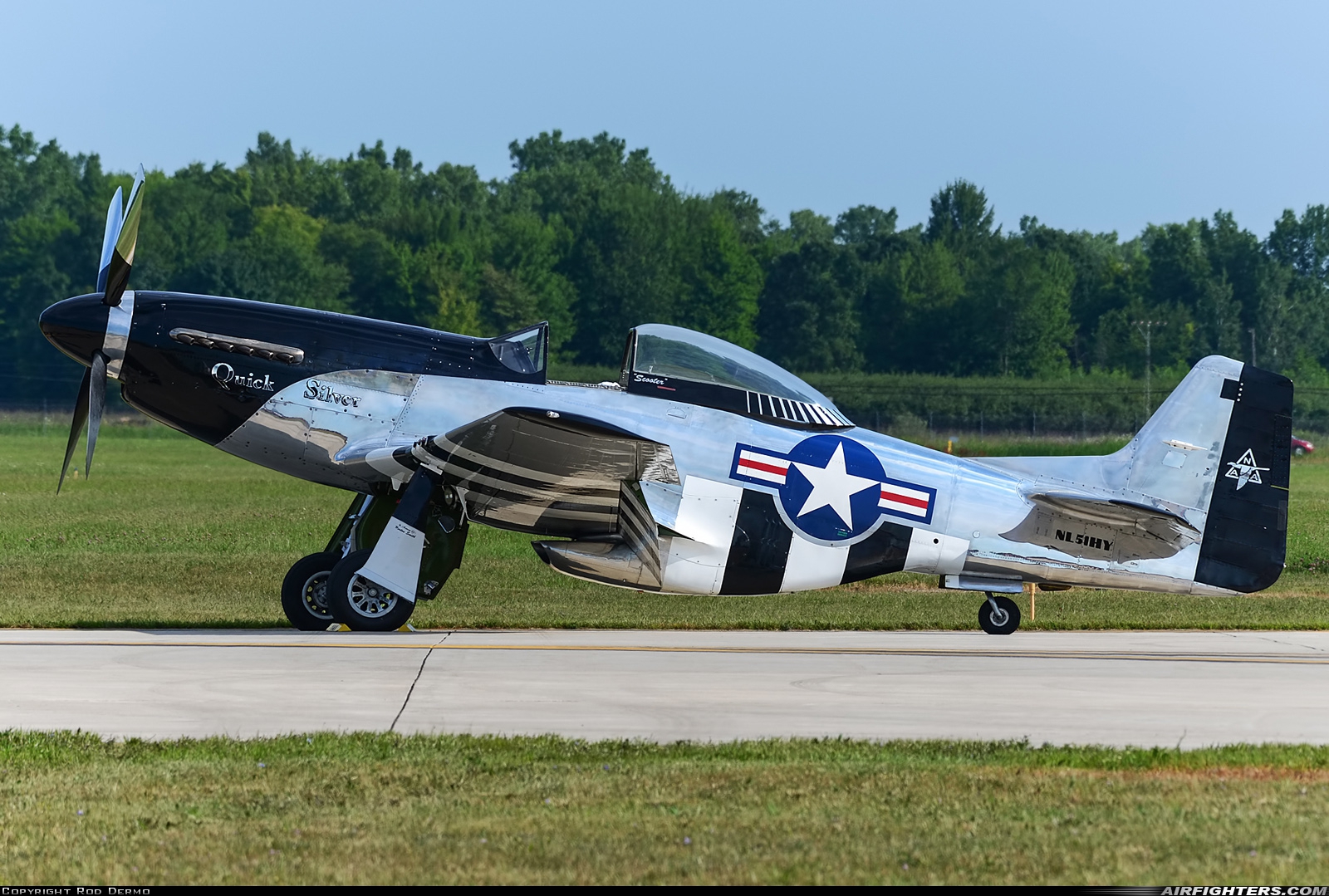 Private North American P-51D Mustang NL51HY at Detroit - Willow Run (YIP / KYIP), USA