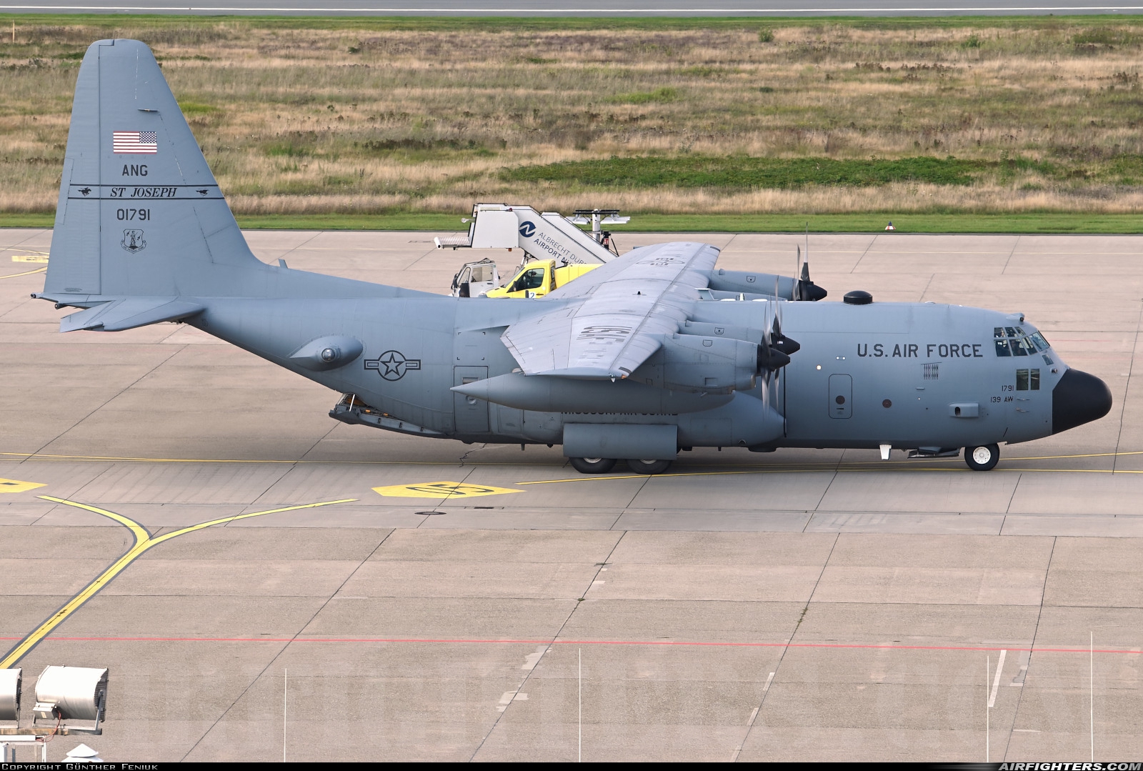 USA - Air Force Lockheed C-130H Hercules (L-382) 90-1791 at Nuremberg (NUE / EDDN), Germany