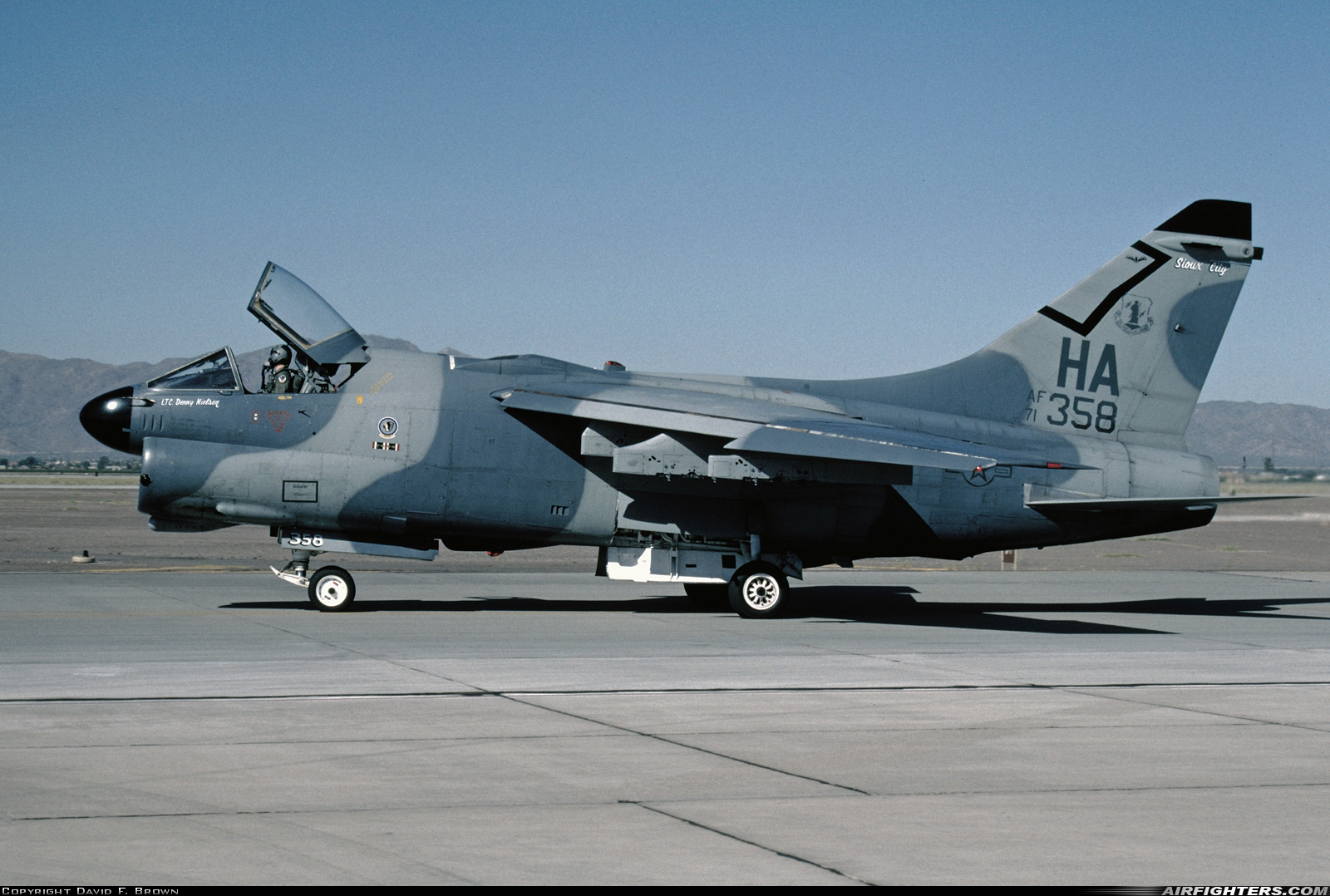USA - Air Force LTV Aerospace A-7D Corsair II 71-0358 at Glendale (Phoenix) - Luke AFB (LUF / KLUF), USA