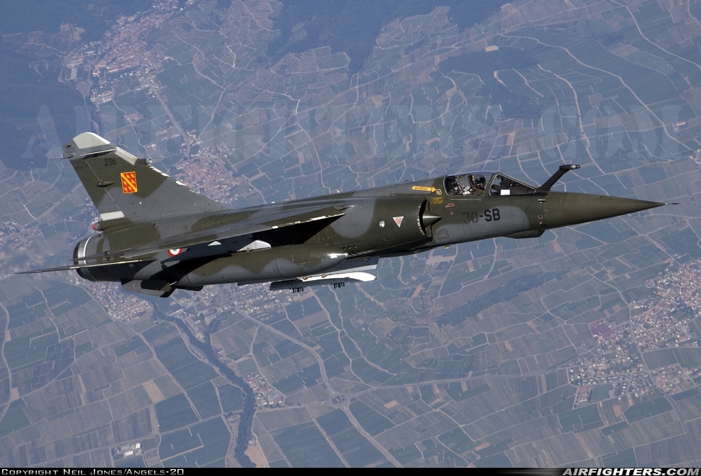 France - Air Force Dassault Mirage F1CT 236 at In Flight, France