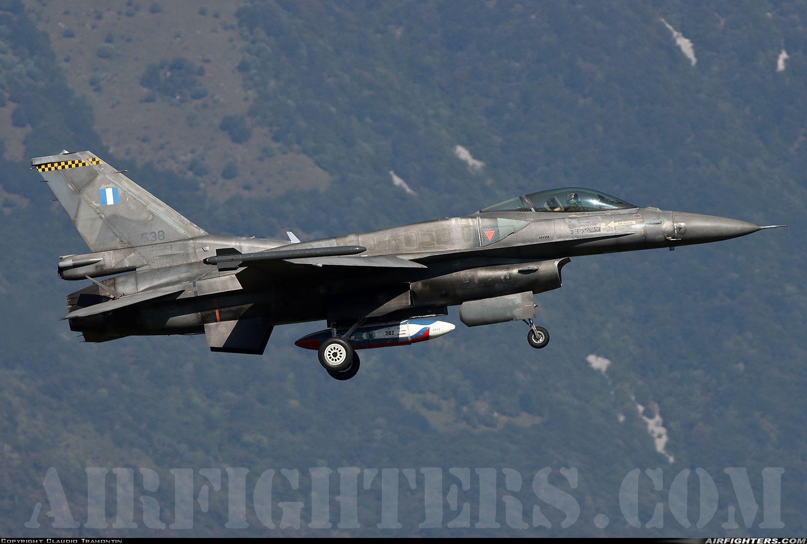 Greece - Air Force General Dynamics F-16C Fighting Falcon 538 at Aviano (- Pagliano e Gori) (AVB / LIPA), Italy