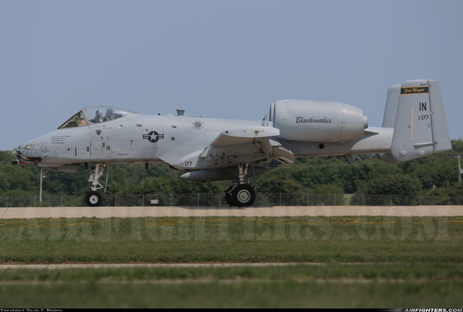 USA - Air Force Fairchild A-10C Thunderbolt II 80-0177 at Oshkosh - Wittman Regional (OSH / KOSH), USA