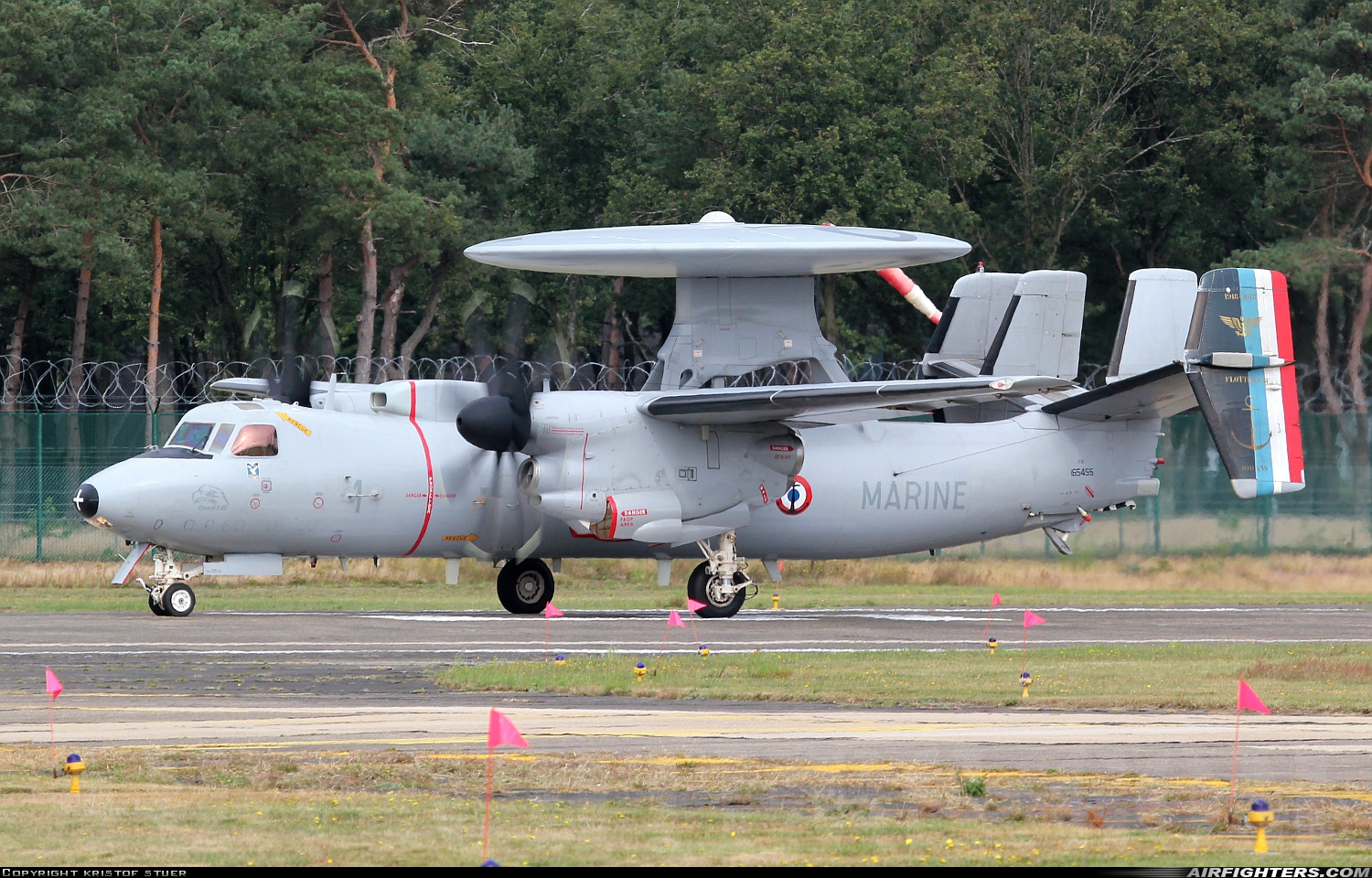 France - Navy Grumman E-2C Hawkeye 1 at Kleine Brogel (EBBL), Belgium