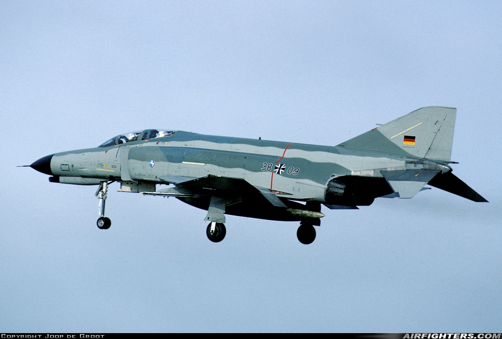 Germany - Air Force McDonnell Douglas F-4F Phantom II 38+09 at Leeuwarden (LWR / EHLW), Netherlands
