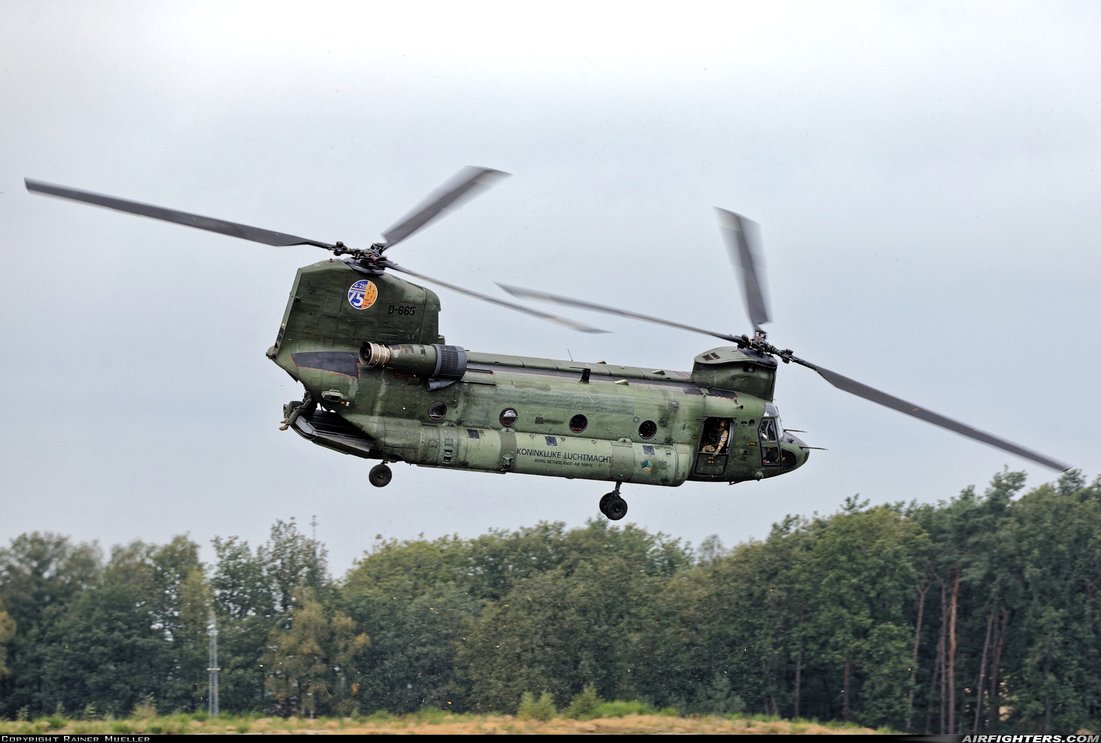 Netherlands - Air Force Boeing Vertol CH-47D Chinook D-665 at Kleine Brogel (EBBL), Belgium