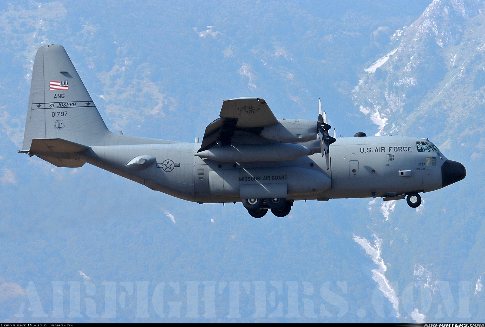 USA - Air Force Lockheed C-130H Hercules (L-382) 90-1797 at Aviano (- Pagliano e Gori) (AVB / LIPA), Italy