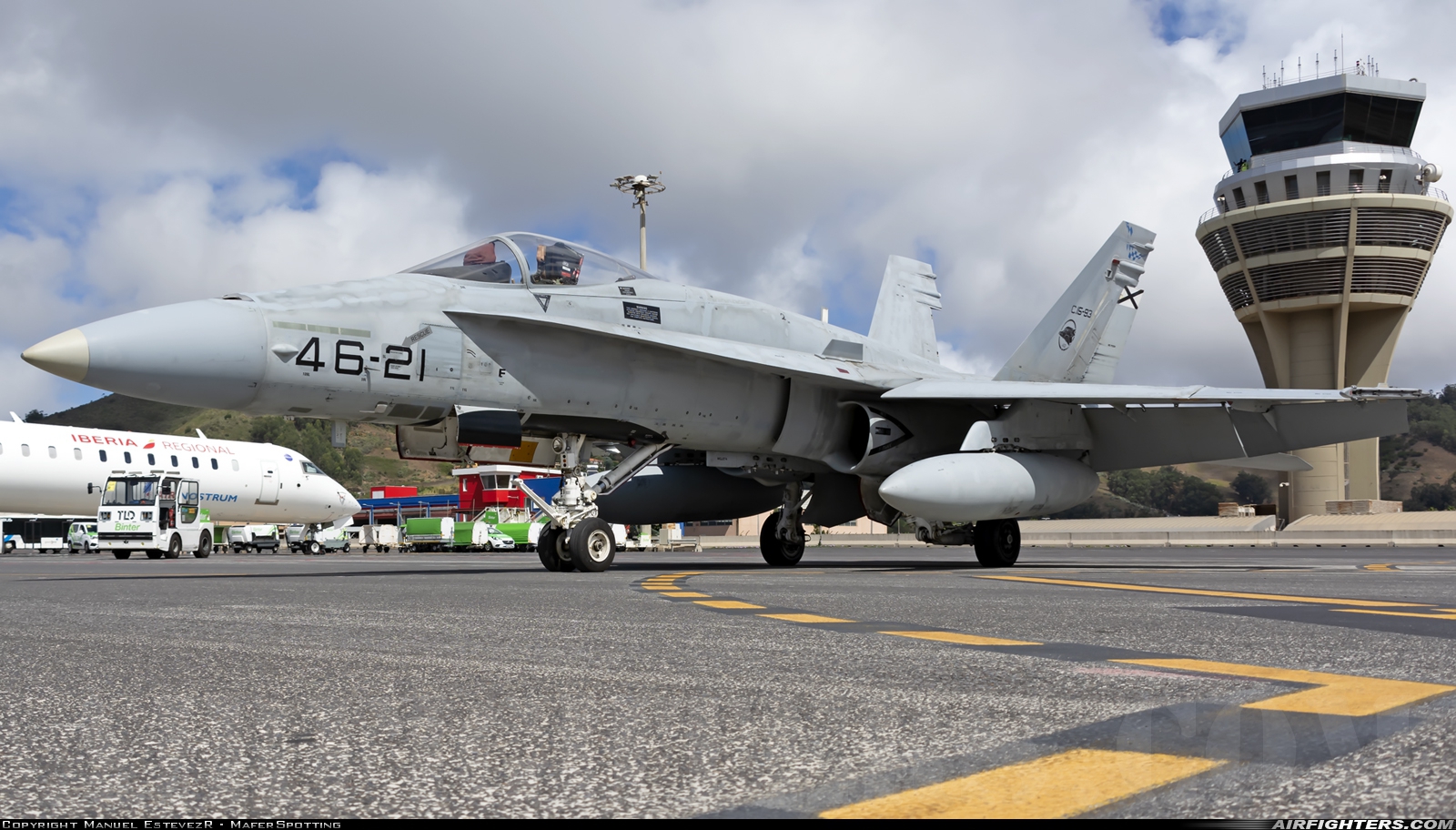 Spain - Air Force McDonnell Douglas F/A-18A+ Hornet C.15-93 at Tenerife Norte - Los Rodeos (TFN / GCXO), Spain