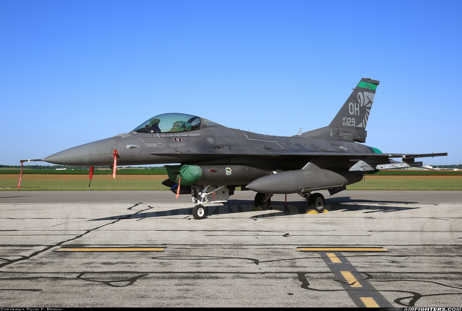 USA - Air Force General Dynamics F-16C Fighting Falcon 89-2129 at Detroit - Willow Run (YIP / KYIP), USA
