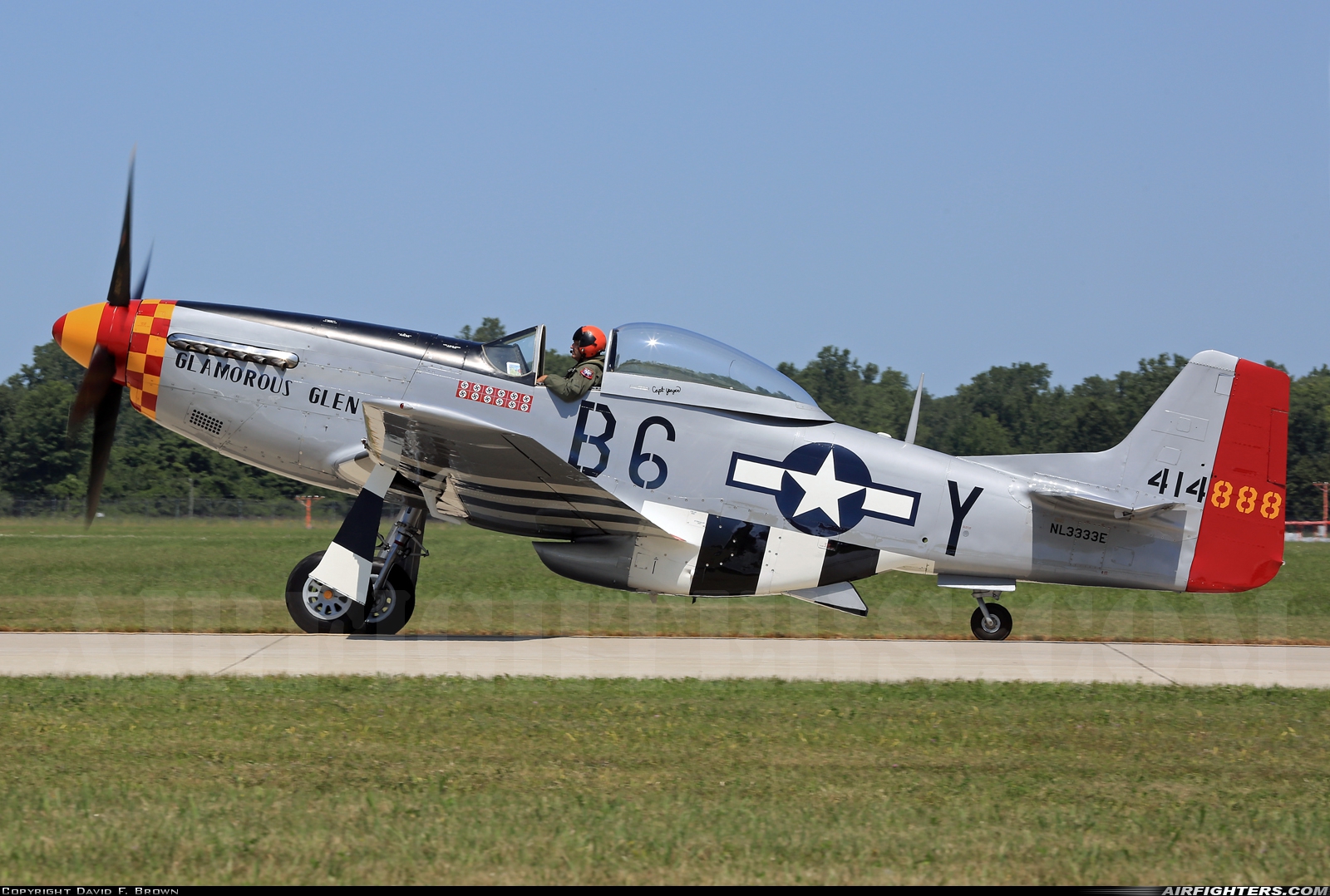 Private North American P-51D Mustang NL3333E at Detroit - Willow Run (YIP / KYIP), USA