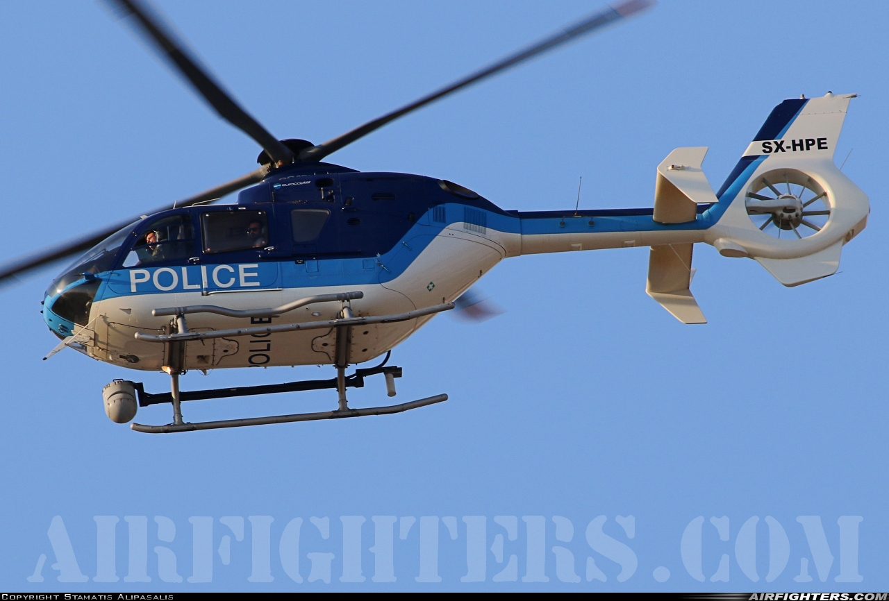 Greece - Police Eurocopter EC-135T1 SX-HPE at Athens - Eleftherios Venizelos (Spata) (ATH / LGAV), Greece