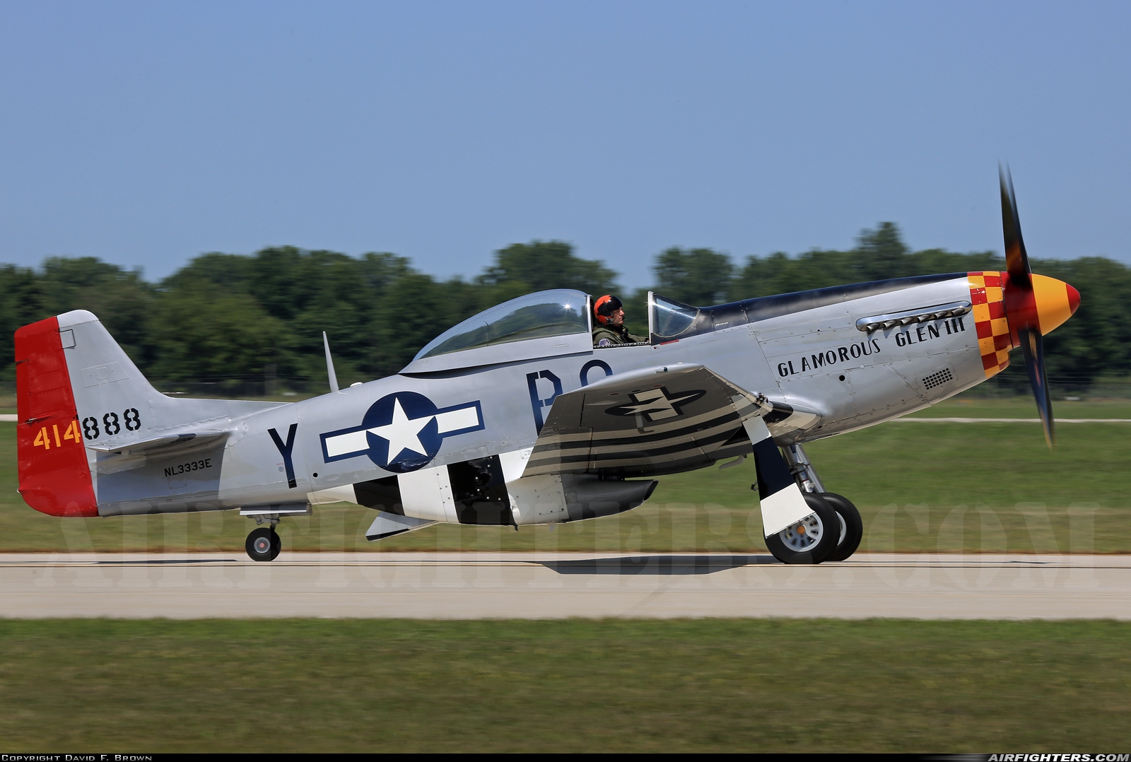 Private North American P-51D Mustang NL3333E at Detroit - Willow Run (YIP / KYIP), USA