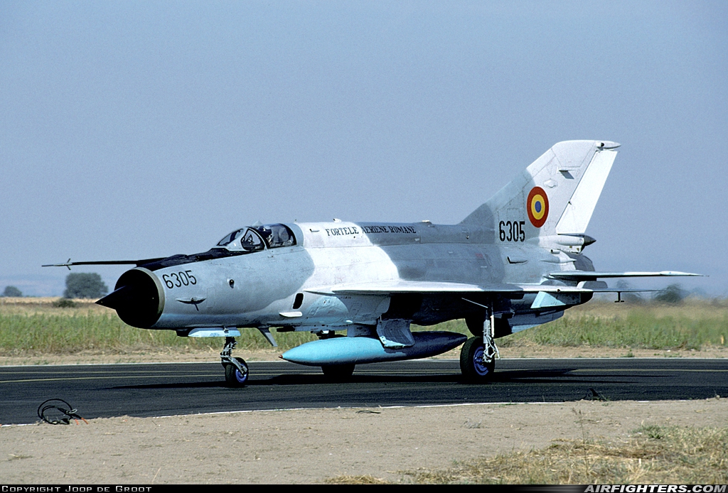 Romania - Air Force Mikoyan-Gurevich MiG-21MF-75 Lancer C 6305 at Graf Ignatievo (LBPG), Bulgaria