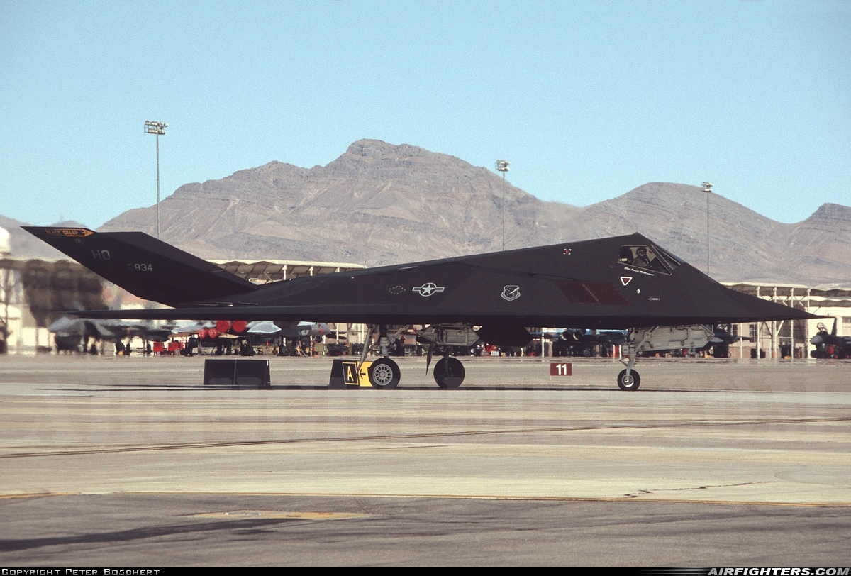 USA - Air Force Lockheed F-117A Nighthawk 85-0834 at Las Vegas - Nellis AFB (LSV / KLSV), USA
