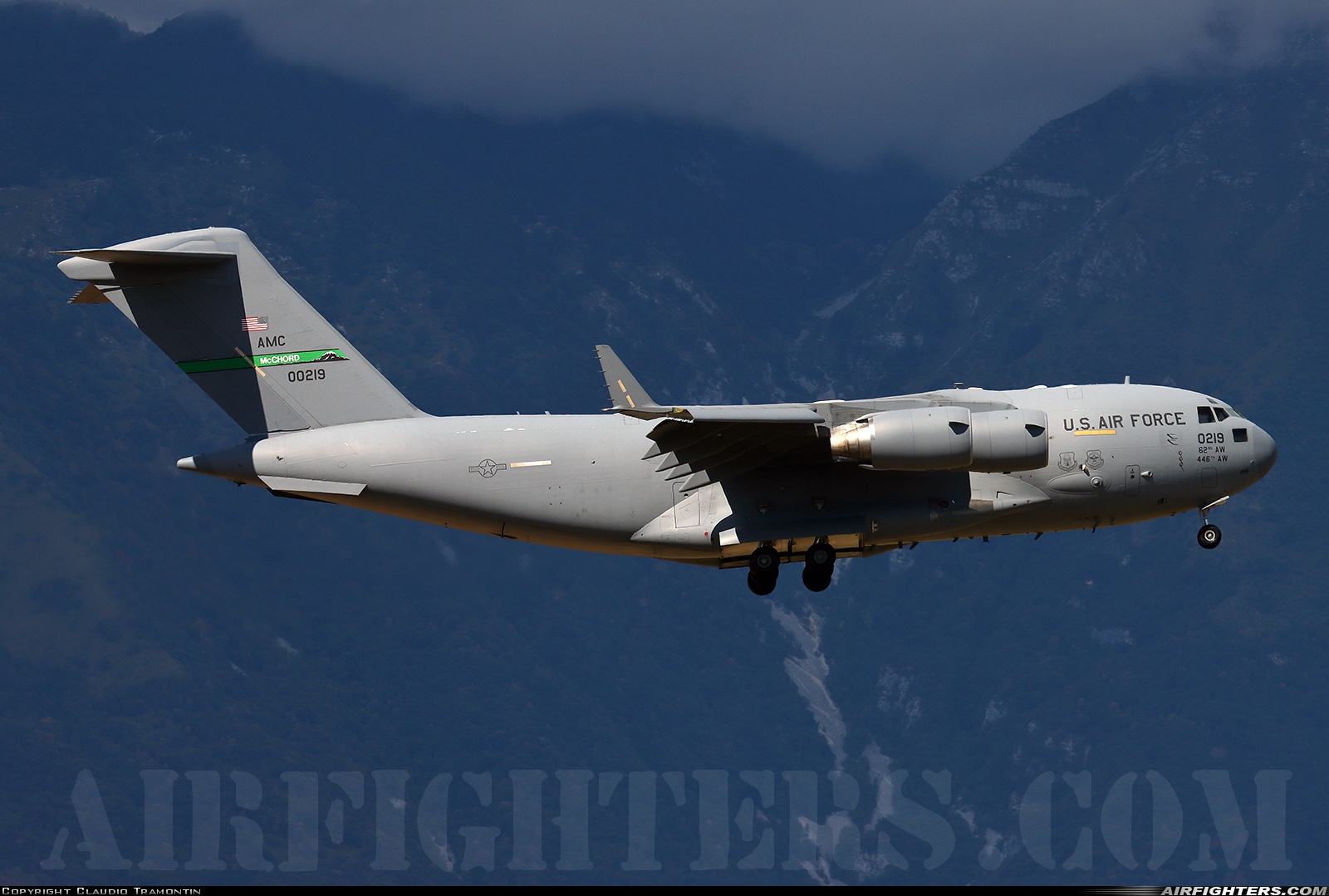 USA - Air Force Boeing C-17A Globemaster III 10-0219 at Aviano (- Pagliano e Gori) (AVB / LIPA), Italy