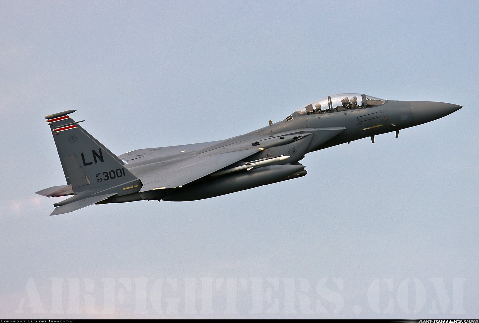 USA - Air Force McDonnell Douglas F-15E Strike Eagle 00-3001 at Aviano (- Pagliano e Gori) (AVB / LIPA), Italy