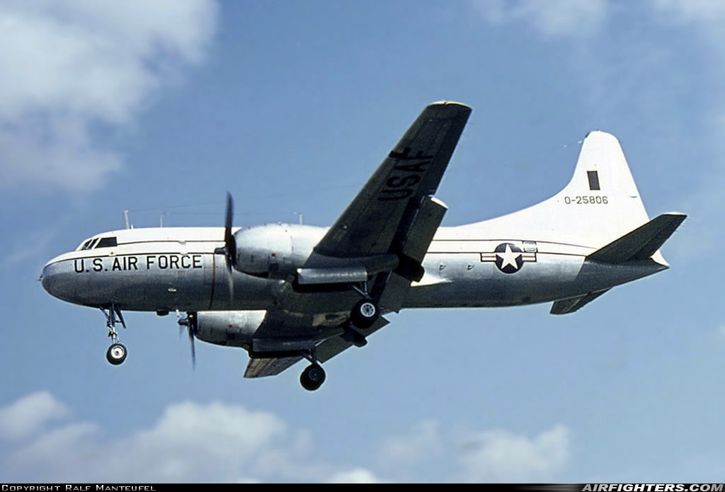USA - Air Force Convair C-131A 52-5806 at Berlin - Tempelhof (THF / EDDI), Germany
