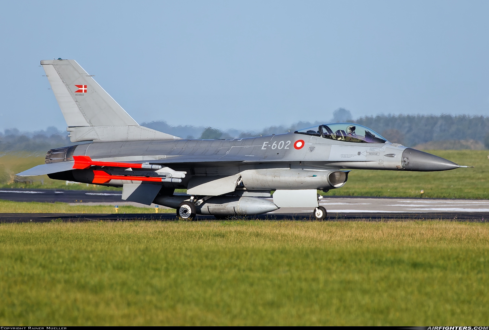 Denmark - Air Force General Dynamics F-16AM Fighting Falcon E-602 at Skrydstrup (EKSP), Denmark