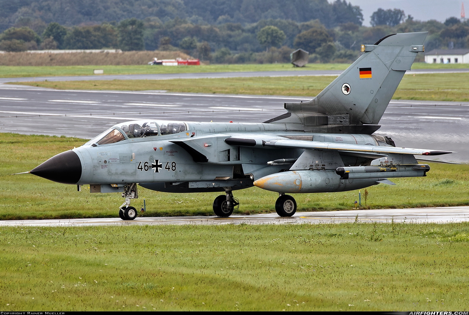 Germany - Air Force Panavia Tornado ECR 46+48 at Schleswig (- Jagel) (WBG / ETNS), Germany