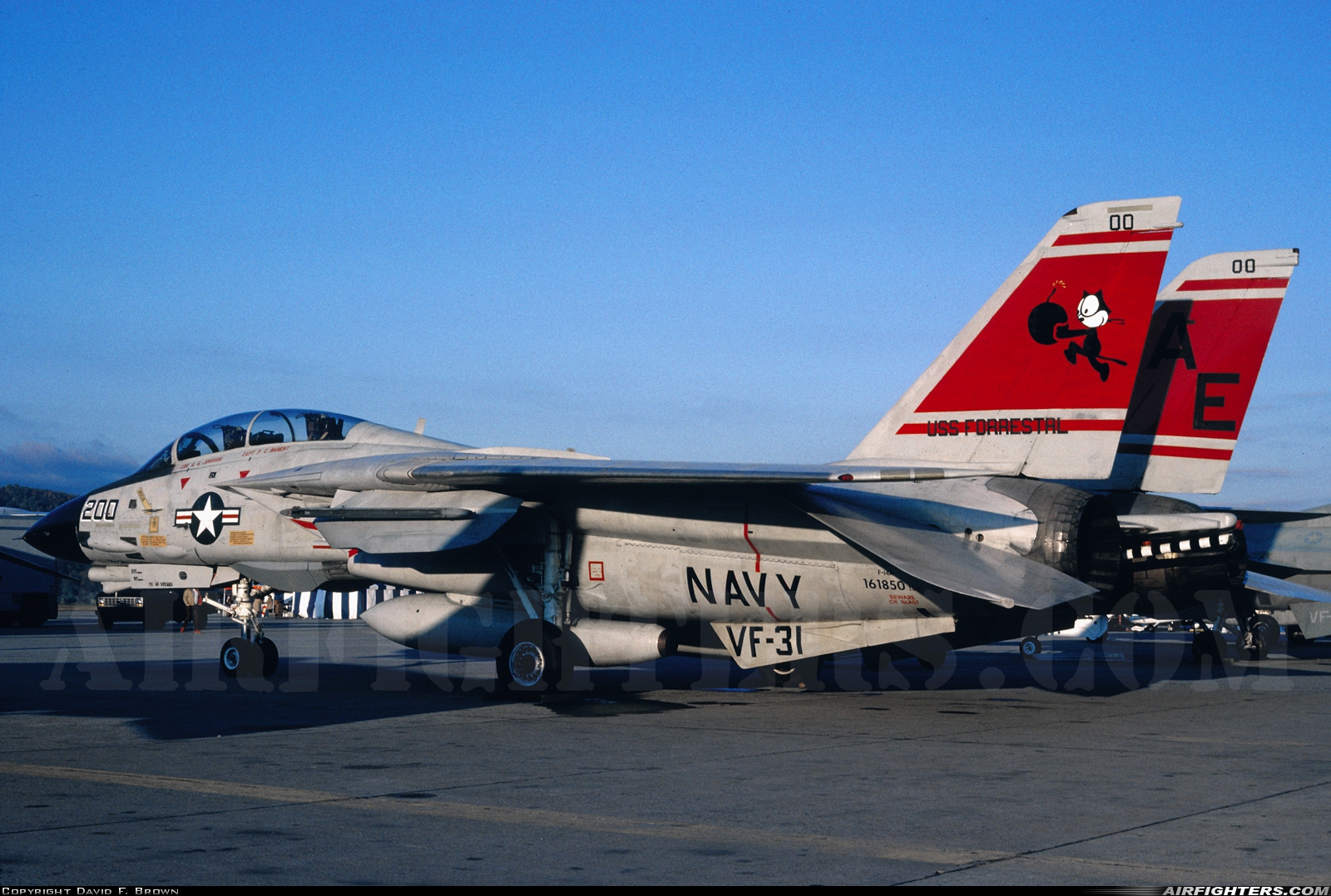 USA - Navy Grumman F-14A Tomcat 161850 at Harrisburg - Int / Middletown (MDT / KMDT), USA