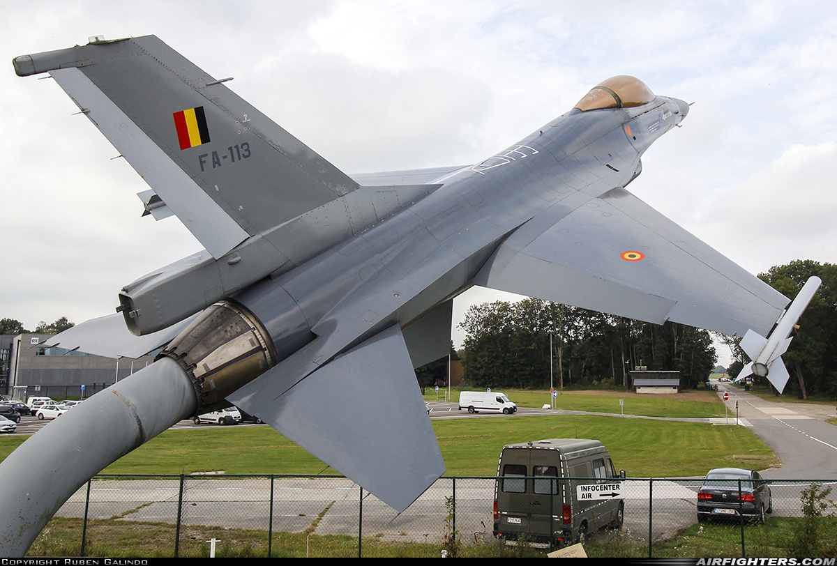 Belgium - Air Force General Dynamics F-16A Fighting Falcon FA-113 at Beauvechain (EBBE), Belgium