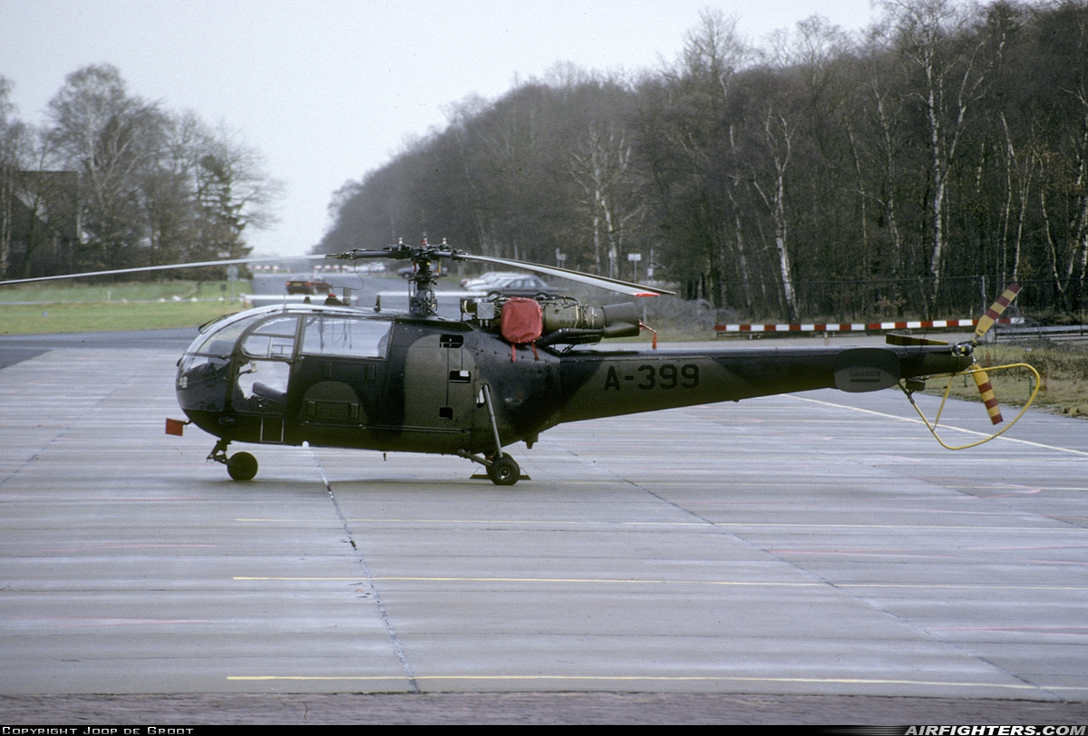 Netherlands - Air Force Sud Aviation SE.3160 Alouette III A-399 at Arnhem - Deelen (EHDL), Netherlands