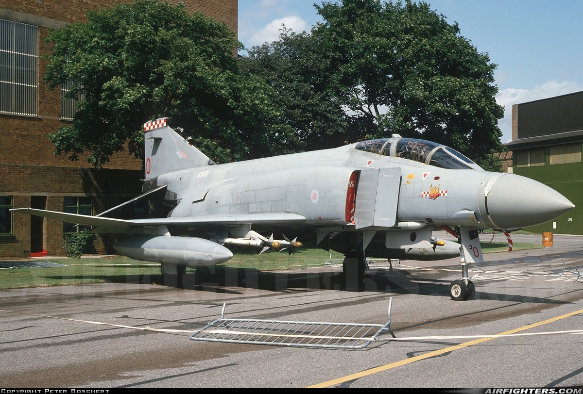 UK - Air Force McDonnell Douglas Phantom FGR2 (F-4M) XV411 at Waddington (WTN / EGXW), UK