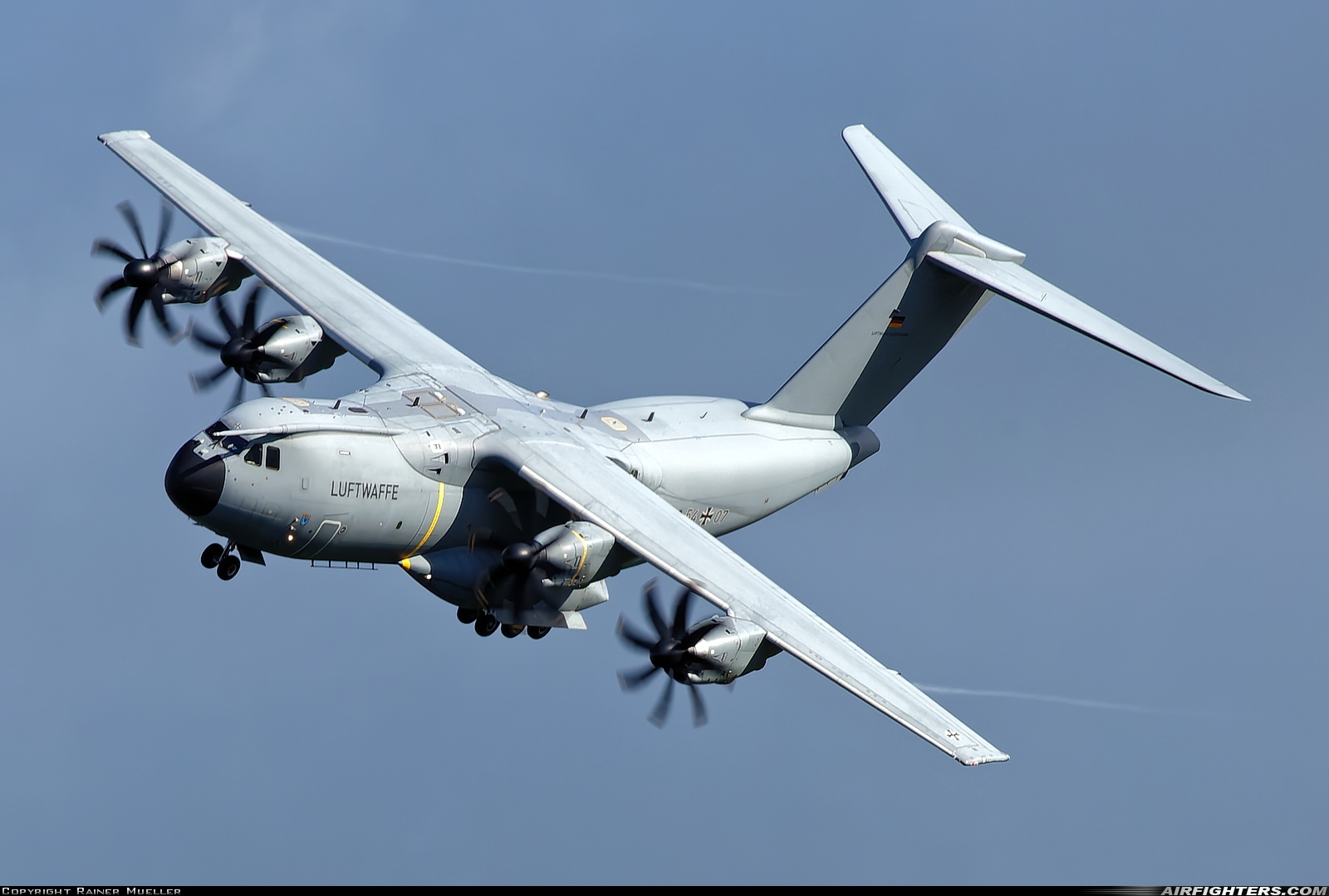 Germany - Air Force Airbus A400M-180 Atlas 54+07 at Leeuwarden (LWR / EHLW), Netherlands