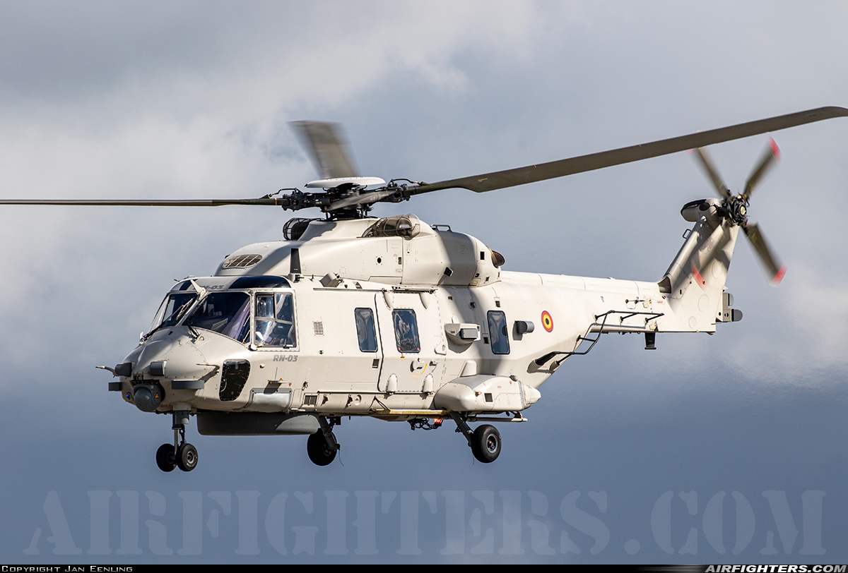 Belgium - Navy NHI NH-90NFH RN03 at Koksijde (EBFN), Belgium