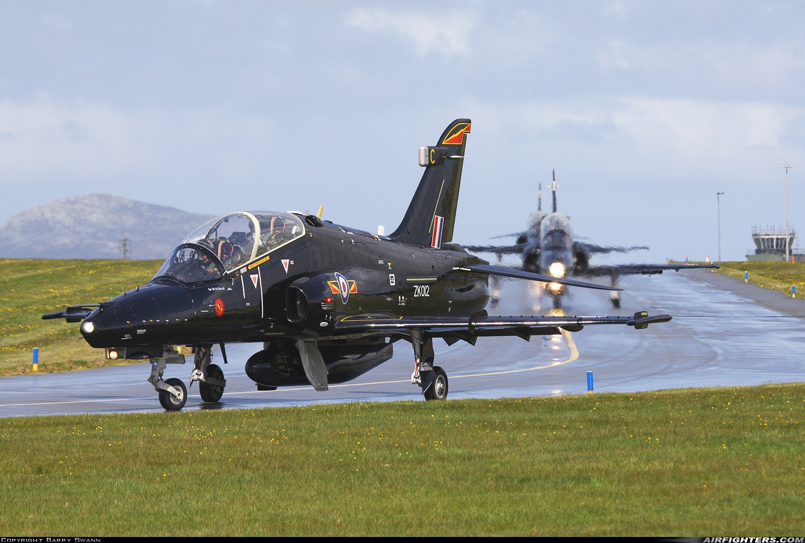 UK - Air Force BAE Systems Hawk T.2 ZK012 at Valley (EGOV), UK