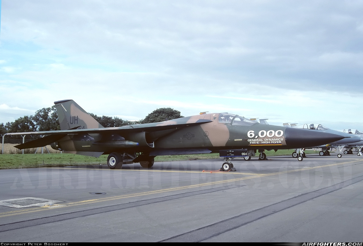 USA - Air Force General Dynamics F-111E Aardvark 68-0064 at Fairford (FFD / EGVA), UK