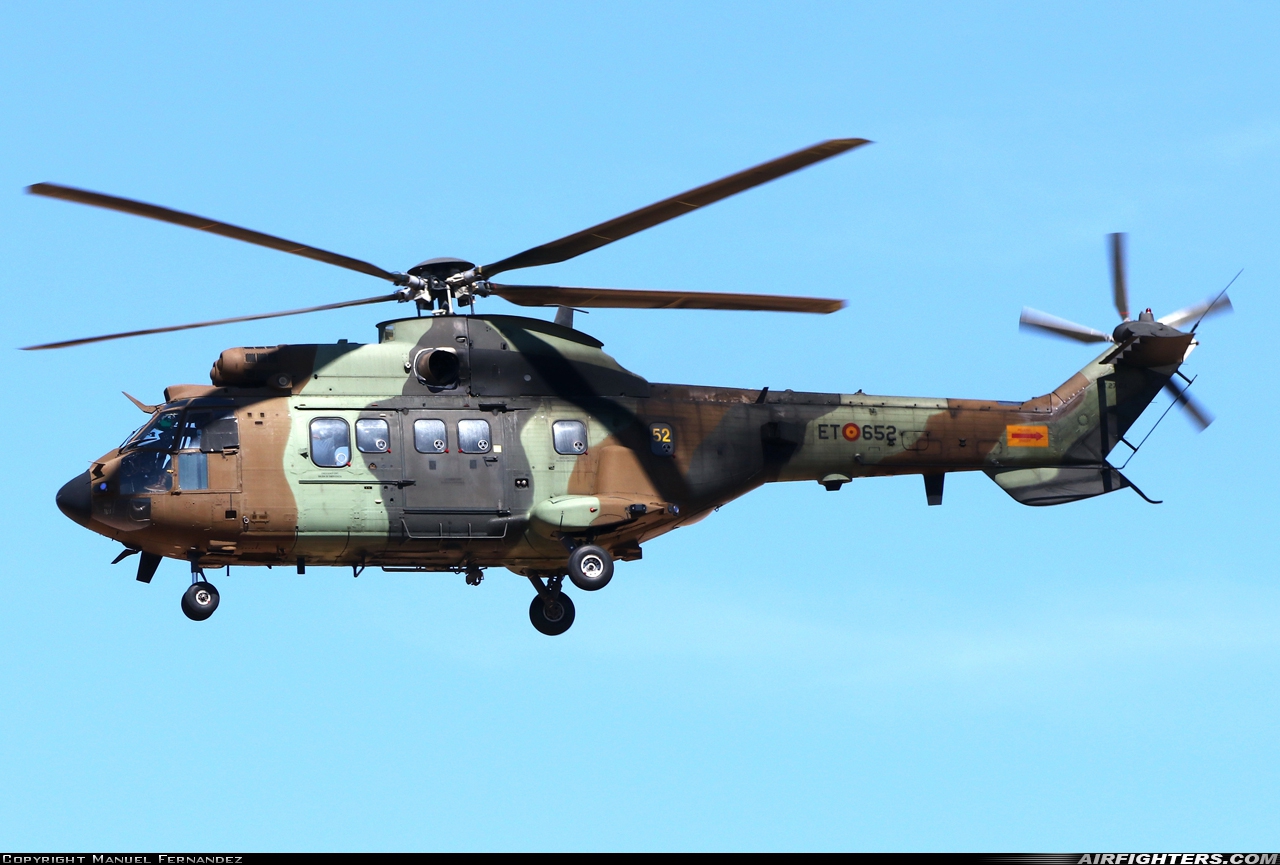Spain - Army Aerospatiale AS-532UL Cougar HT.27-04 at Albacete (- Los Llanos) (LEAB), Spain
