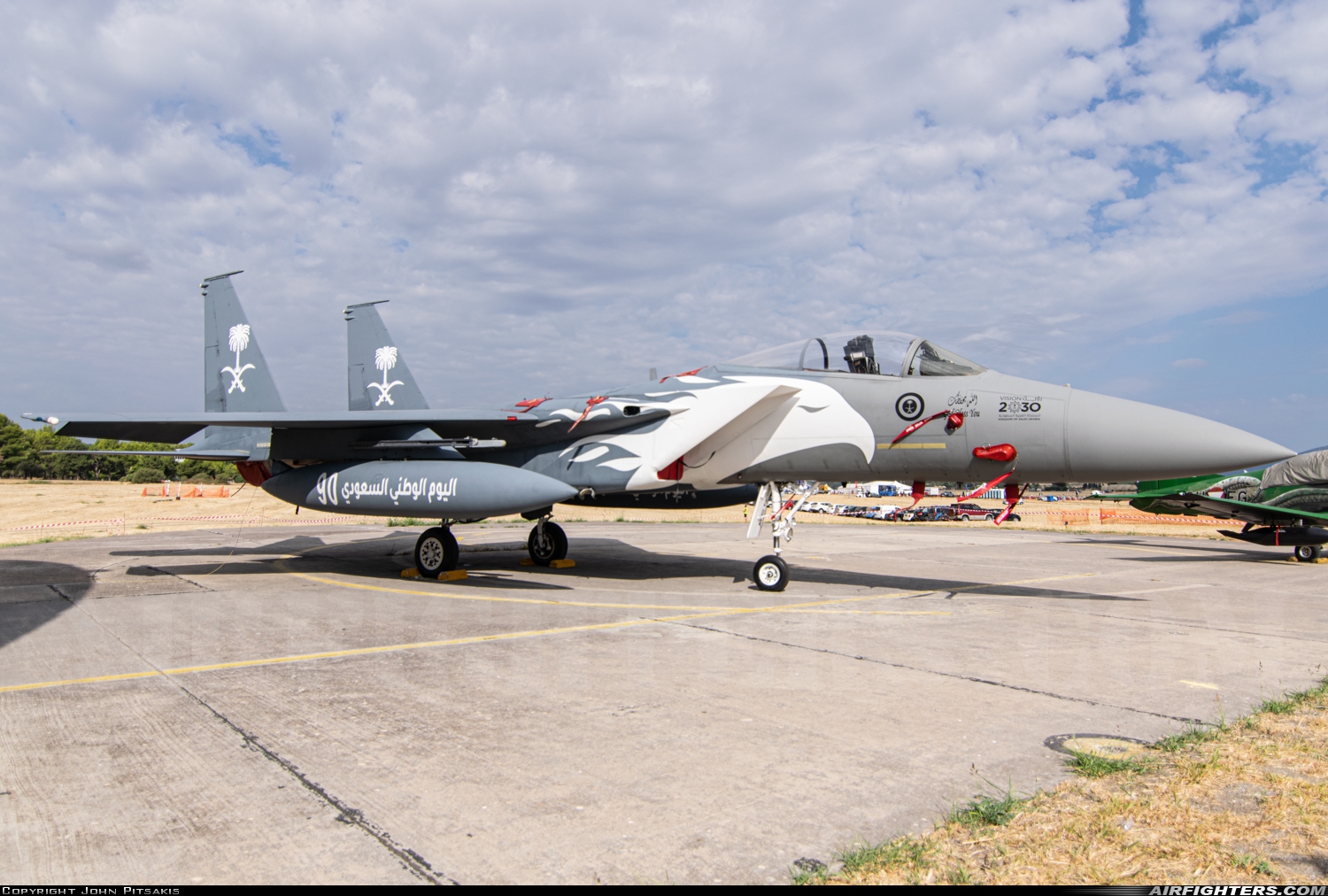 Saudi Arabia - Air Force McDonnell Douglas F-15C Eagle 203 at Tanagra (LGTG), Greece