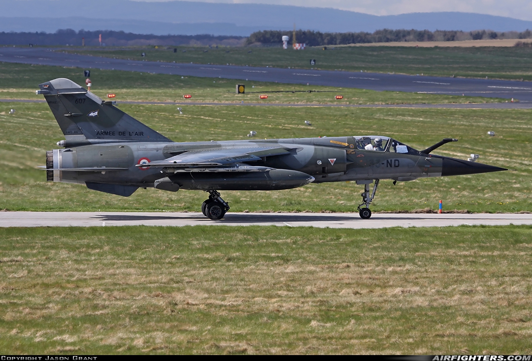 France - Air Force Dassault Mirage F1CR 607 at Lossiemouth (LMO / EGQS), UK