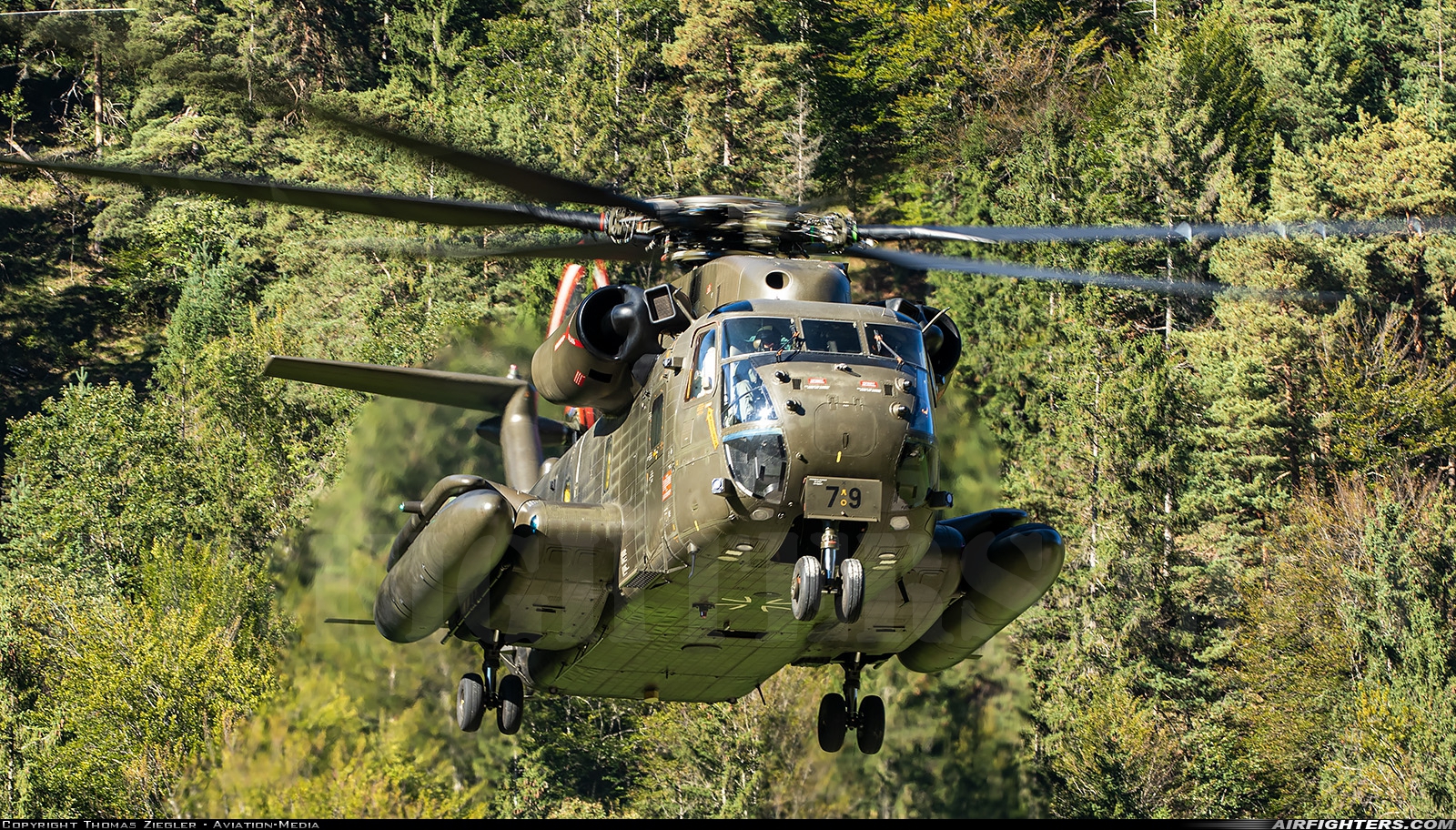 Germany - Air Force Sikorsky CH-53GS (S-65) 84+79 at Off-Airport - Oberjettenberg, Germany