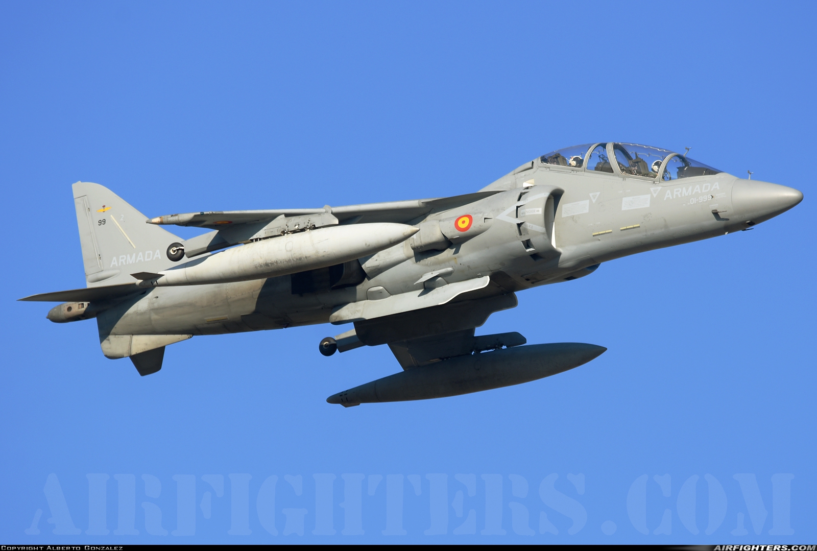 Spain - Navy McDonnell Douglas TAV-8B Harrier II VA.1B-40 at Madrid - Torrejon (TOJ / LETO), Spain