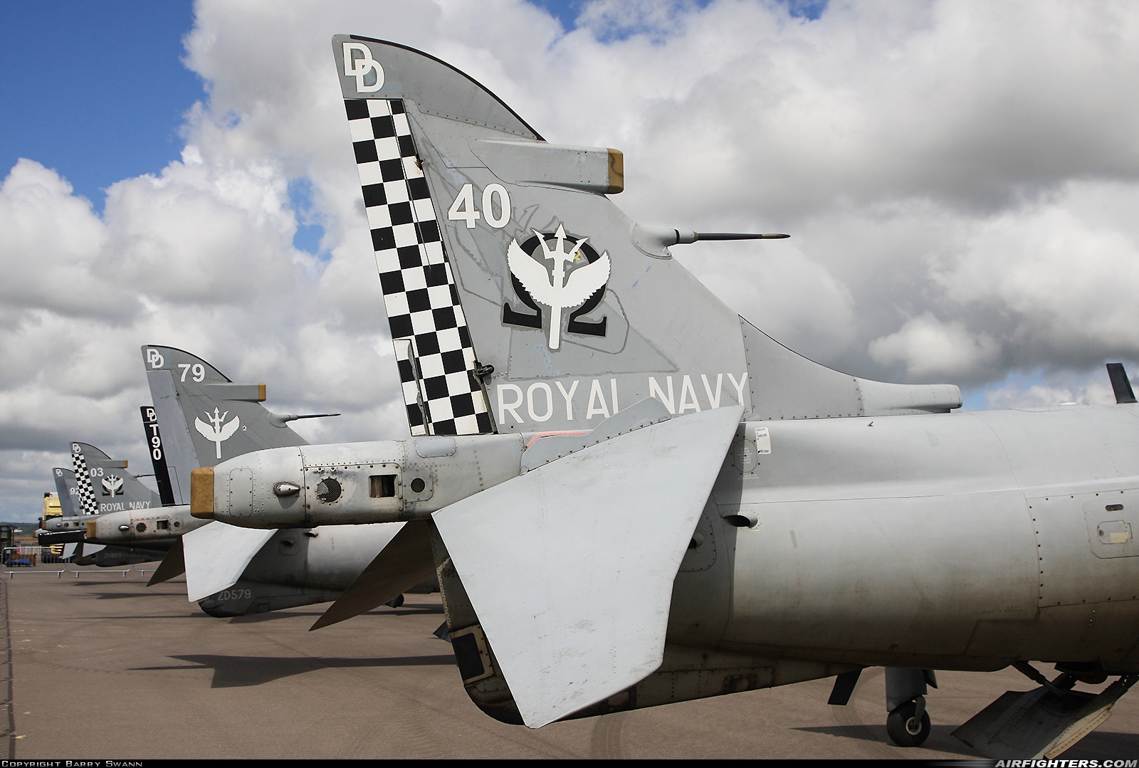 UK - Navy British Aerospace Sea Harrier FA.2 XZ440 at Culdrose (EGDR), UK